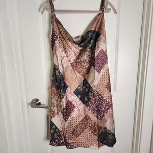 NWT Cider Multicolor Patchwork Dress Size 1XL